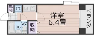 朝日プラザ上之園【7階】の間取り