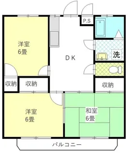 レスポワール大和田【3階】の間取り
