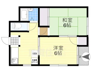ハイツプリズムA棟【1階】の間取り
