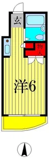ジュネパレス新松戸第06【4階】の間取り