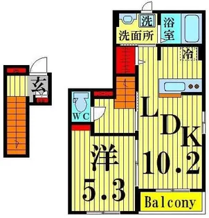 イー・ケー ヴィラの間取り