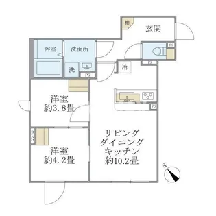 EXAM AKASAKA【2階】の間取り