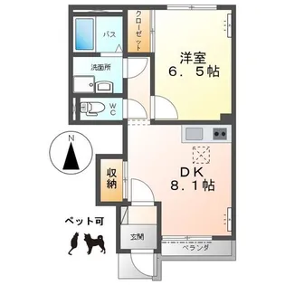 ディアステイ【1階】の間取り