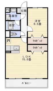 エスポア【3階】の間取り