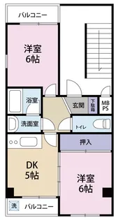 グローネット広尾ビル【2階】の間取り