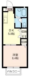 グリーンヒルKI【2階】の間取り