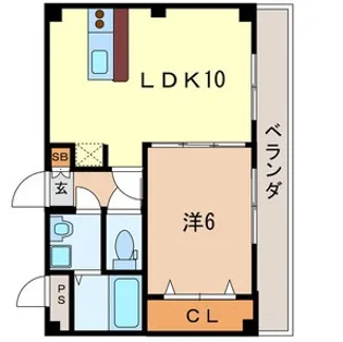アンジェリーナ【1階】の間取り