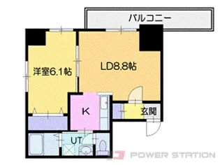 ベイコート小樽オーシャンヒルズ【14階】の間取り