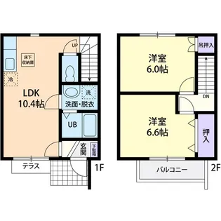 ラポール壱番館の間取り