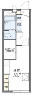 レオパレスアネックス【1階】の間取り