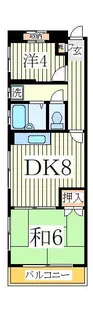ペルシモンコート【1階】の間取り