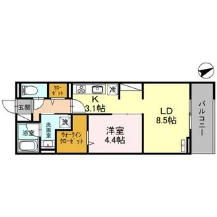 D-CACTUS【3階】の間取り