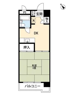 キングドム九品寺【5階】の間取り