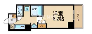 マインズ・コム四条大宮【6階】の間取り