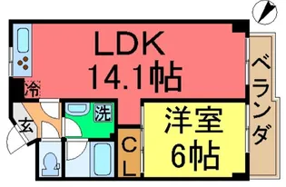 GRACE COURT【2階】の間取り