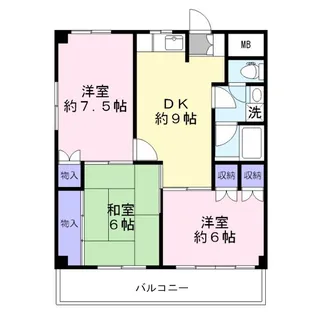スカイハイムII【2階】の間取り