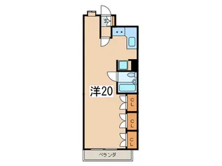 ライオンズステーションプラザ二俣川【5階】の間取り