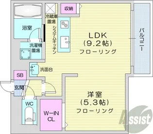 CASASORRISO【2階】の間取り