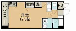 ヴァルール慶徳【4階】の間取り