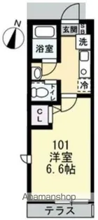 仮)篠原北アパートメント【1階】の間取り
