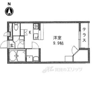 レオパレスカーサ【1階】の間取り