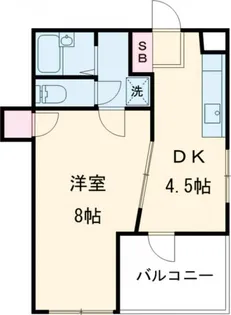 下山手セントラルハイツ【5階】の間取り