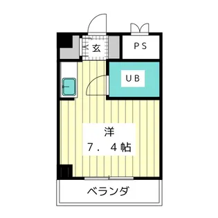 スターハイツ山里【6階】の間取り