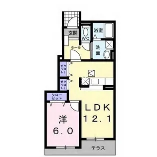 アルコバレーノ・PS【1階】の間取り