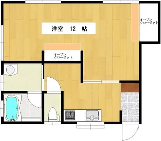 石渡アパート【1階】の間取り