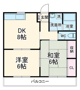 サンフラワー【2階】の間取り