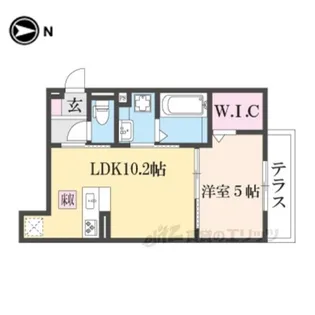 ラーゼンルーエ【1階】の間取り