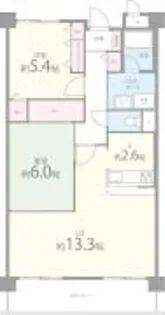 ラポール忍ヶ丘【3階】の間取り