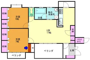 AKIハウス中野V【1階】の間取り
