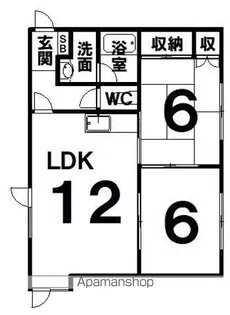 サンハイム春日II【2階】の間取り