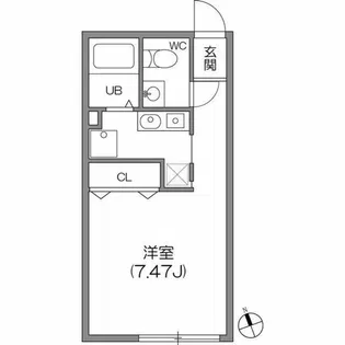 ZESTY神楽坂I【2階】の間取り