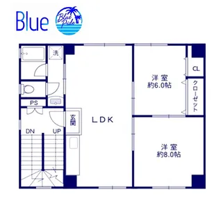 小柳ビル岩井町【4階】の間取り