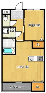 maison leaf【2階】の間取り