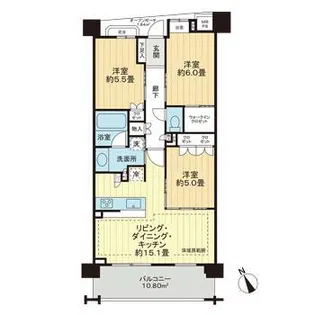 ザ・調布テラス【8階】の間取り