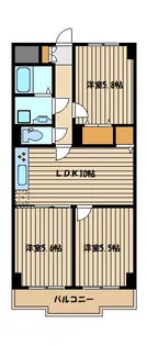 保谷光風レジデンス【2階】の間取り