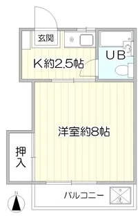 コーポ桑の実【2階】の間取り