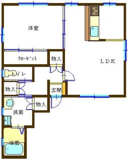 三重県桑名市新西方2【アパート】の間取り