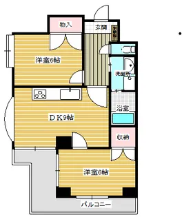 サンクレア東千代田【3階】の間取り