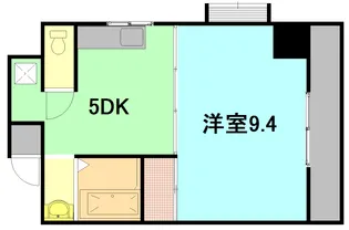 ハートD【5階】の間取り