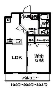 プランドール【2階】の間取り