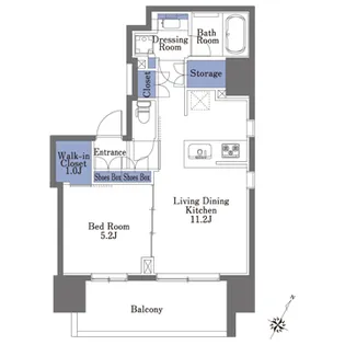 プライムメゾン神保町【2階】の間取り
