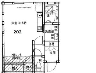 グレイス天神【2階】の間取り
