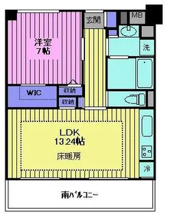 ザ・グラティア両国【2階】の間取り