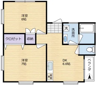 コーポセルバ【2階】の間取り