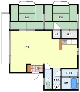 ロジュマンノブ【2階】の間取り