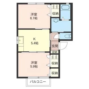 メゾン・シープE【1階】の間取り